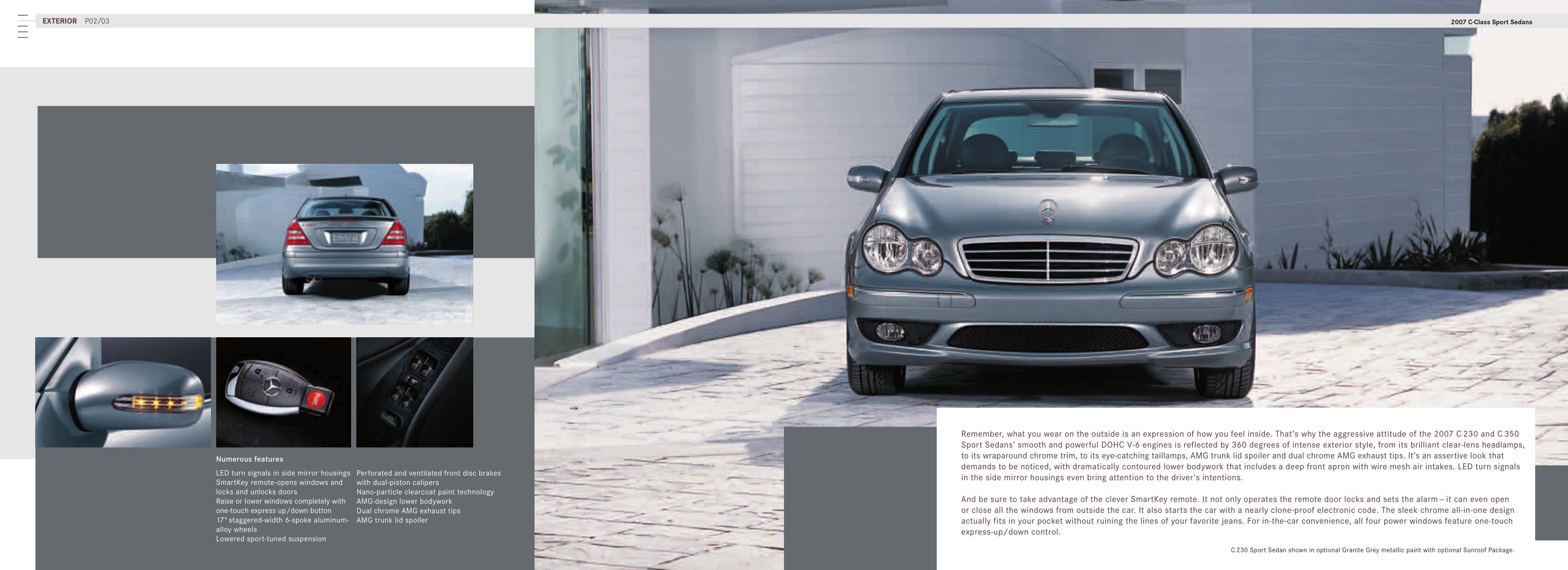 2007 Mercedes-Benz C-Class Sport Brochure Page 4